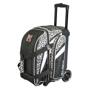 KR Strikeforce Cruiser Smooth Double Roller Bowling Bag White Leopard