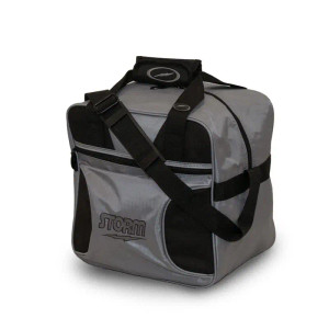 Storm Solo Tote Silver/Black Ball Bowling Bag Storm Solo Tote Silver/Black Ball Bowling Bag