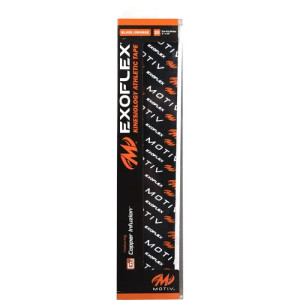 Motiv ExoFlex Kinesiology Tape 20 Piece Pre-cut Pack Black/Orange Motiv ExoFlex Kinesiology Tape 20 Piece Pre-cut Pack Black/Orange