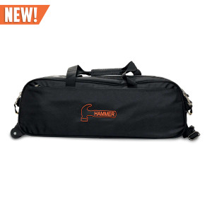Hammer Premium Slim Triple Black/Orange 3 Ball Tote Bowling Bag Hammer Premium Slim Triple Black/Orange 3 Ball Tote Bowling Bag