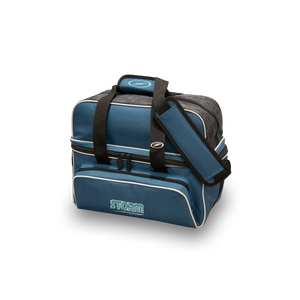 Storm 2 Ball Tote Deluxe Steel Blue/Black Bowling Bag Storm 2 Ball Tote Deluxe Steel Blue/Black Bowling Bag