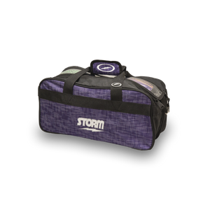 Storm 2 Ball Tote Abstract Purple/Black Bowling Bag Storm 2 Ball Tote Abstract Purple/Black Bowling Bag