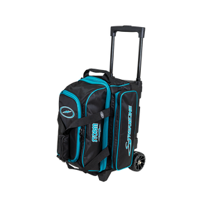 Storm Streamline Black/Aqua 2 Ball Roller Bowling Bag