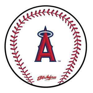 KR Strikeforce MLB Los Angeles Angels Round Rubber Bowling Shammy