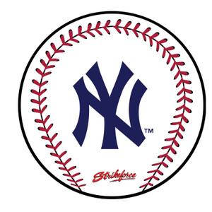KR Strikeforce MLB New York Yankees Round Rubber Bowling Shammy