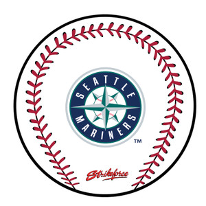 KR Strikeforce MLB Seattle Mariners Round Rubber Bowling Shammy