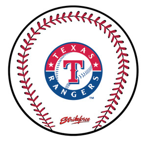 KR Strikeforce MLB Texas Rangers Round Rubber Bowling Shammy