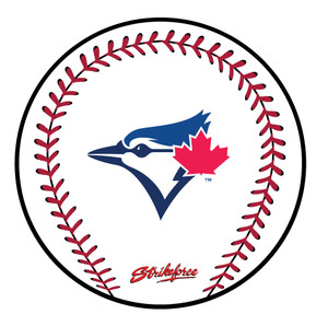 KR Strikeforce MLB Toronto Blue Jays Round Rubber Bowling Shammy