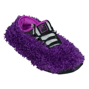 KR Strikeforce Fuzzy Bowling Shoe Covers Purple