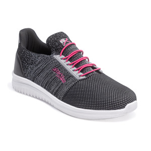 KR Strikeforce Rhythm Dark Grey/Pink Women's Bowling Shoes