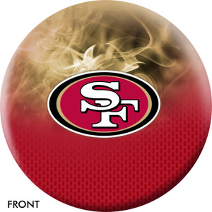 NFL On Fire San Francisco 49ers Bowling Ball NFL On Fire San Francisco 49ers Bowling Ball