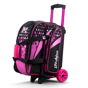 KR Strikeforce Cruiser Arrow Double Roller Bowling Bag Pink