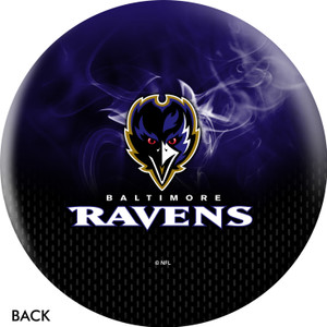 NFL On Fire Baltimore Ravens Bowling Ball