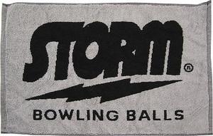 Storm Black/Grey Woven Bowling Towel Storm Black/Grey Woven Bowling Towel
