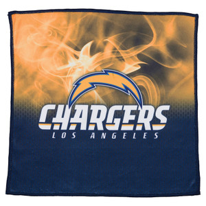 KR Strikeforce NFL Los Angeles Chargers  On Fire Bowling Towel KR Strikeforce NFL Los Angeles Chargers  On Fire Bowling Towel