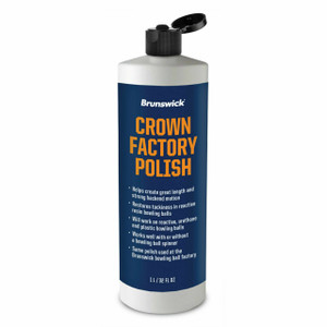 Brunswick Crown Factory Polish Bowling Ball Polish 32 oz Brunswick Crown Factory Polish Bowling Ball Polish 32 oz