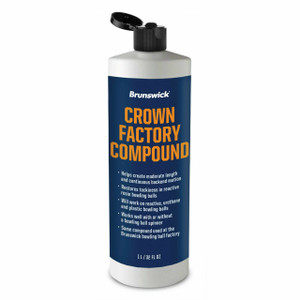 Brunswick Crown Factory Compound Bowling Ball Polish 32 oz Brunswick Crown Factory Compound Bowling Ball Polish 32 oz