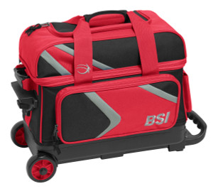 BSI Dash Double Ball Roller Bowling Bag Red