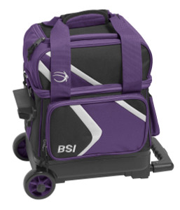 BSI Single Roller Bowling Bag Purple