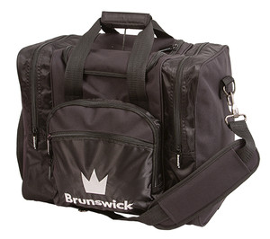 Brunswick Edge Black Single Tote Bowling Bag