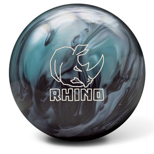 Brunswick Rhino Metallic Blue/Black Bowling Ball Brunswick Rhino Metallic Blue/Black Bowling Ball