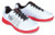 Brunswick Fuze White/Red Mens Bowling Shoes