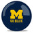 NCAA Michigan Wolverines Bowling Ball NCAA Michigan Wolverines Bowling Ball