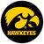 KR Strikeforce NCAA Iowa Hawkeyes Round Rubber Bowling Shammy