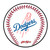 KR Strikeforce MLB Los Angeles Dodgers Round Rubber Bowling Shammy