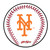 KR Strikeforce MLB New York Mets Round Rubber Bowling Shammy