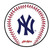 KR Strikeforce MLB New York Yankees Round Rubber Bowling Shammy