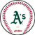 KR Strikeforce MLB Athetics Round Rubber Bowling Shammy