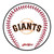 KR Strikeforce MLB San Francisco Giants Round Rubber Bowling Shammy