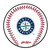 KR Strikeforce MLB Seattle Mariners Round Rubber Bowling Shammy