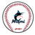 KR Strikeforce MLB Miami Marlins Round Rubber Bowling Shammy
