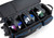 KR Strikeforce Royal Flush Black/Blue 4x4 4 Ball Roller Bowling Bag