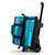 KR Strikeforce Konvoy Double Roller Bowling Bag Black/Caribbean Blue
