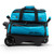 KR Strikeforce Konvoy Double Roller Bowling Bag Black/Caribbean Blue