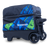 Brunswick Punisher 2 Ball Roller Bowling Bag Blue/Green