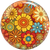Brunswick Retro Flowers Viz-A-Ball Bowling Ball