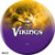 NFL On Fire Minnesota Vikings Bowling Ball