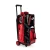 Genesis Sleek Gloss Red/Black 3 Ball Roller Bowling Bag