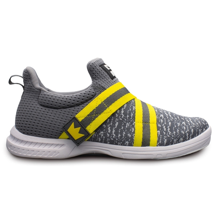 Brunswick Slingshot Grey/Yellow Mens Bowling Shoes