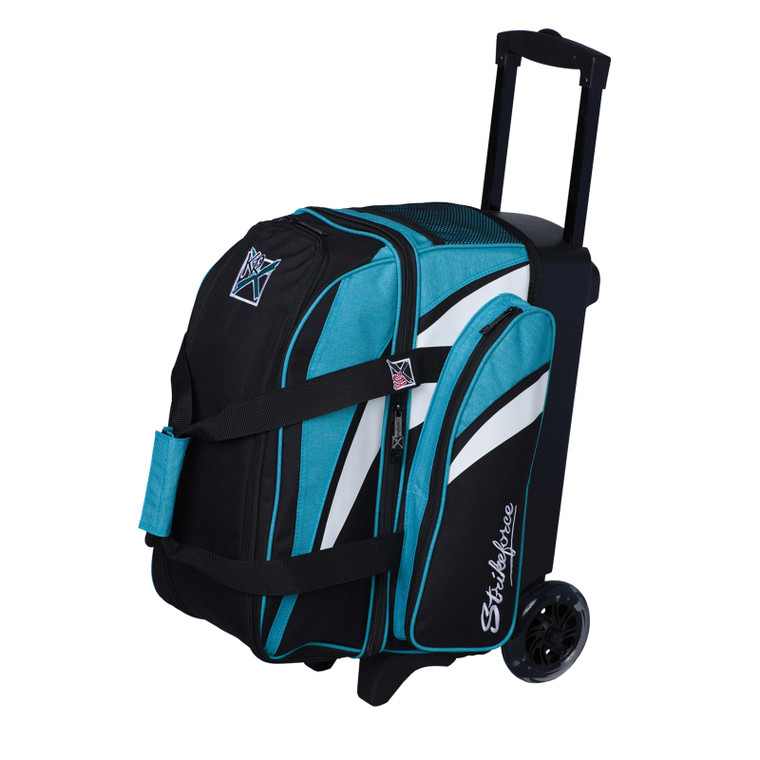 KR Strikeforce Cruiser Smooth Double Roller Bowling Bag Teal