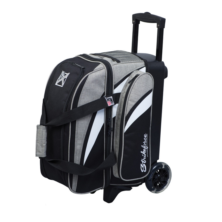 KR Strikeforce Cruiser Smooth Double Roller Bowling Bag Stone