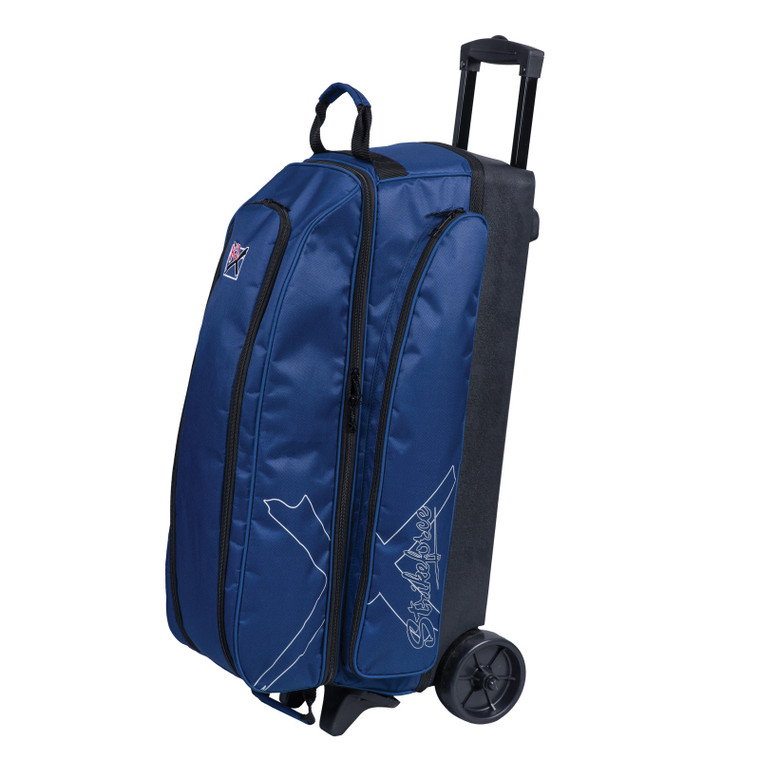 KR Strikeforce Hybrid X Triple Roller Bowling Bag Navy
