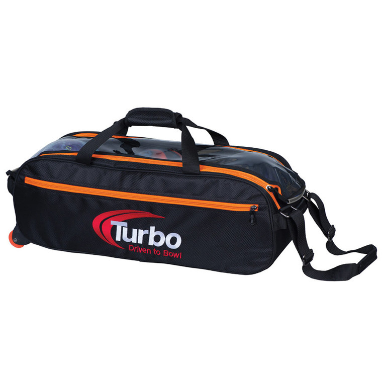 Turbo Pursuit Orange 3 Ball Tote Bowling Bag