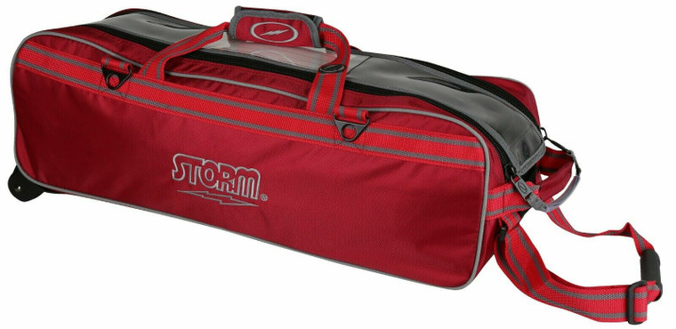 Storm Tournament 3 Ball Tote Red Bowling Bag