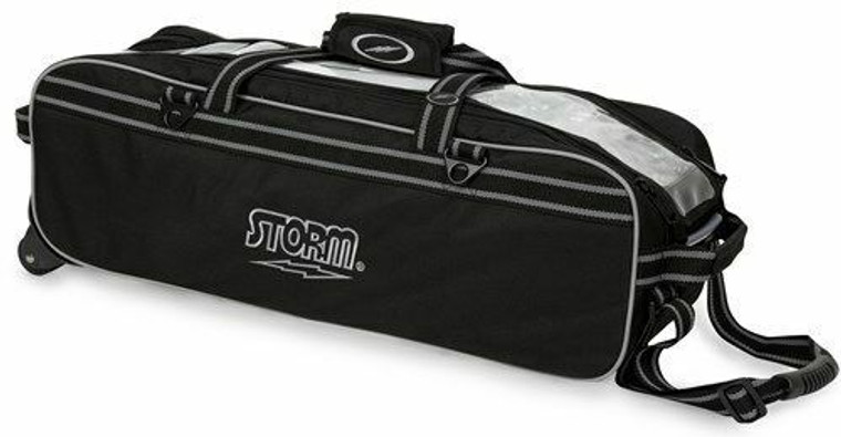 Storm Tournament 3 Ball Tote Black Bowling Bag