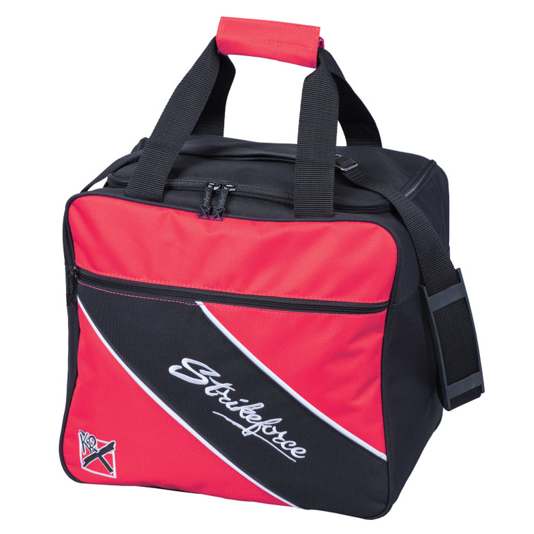 KR Strikeforce Fast Black/Red Single Tote Bowling Bag